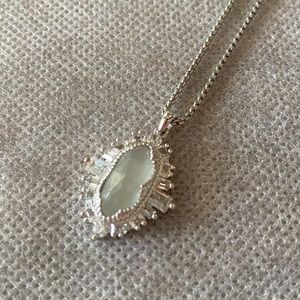 Kendra Scott Pearl and Crystal Necklace